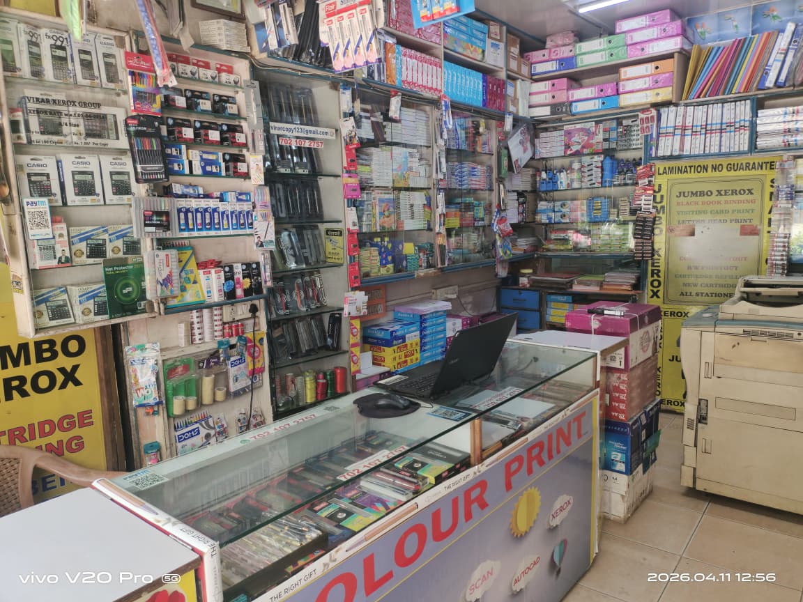 Printer machine and customer counter